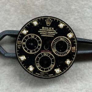 Rolex Daytona Black Gold Dial Gemstone Dial 4130 Movement Universal