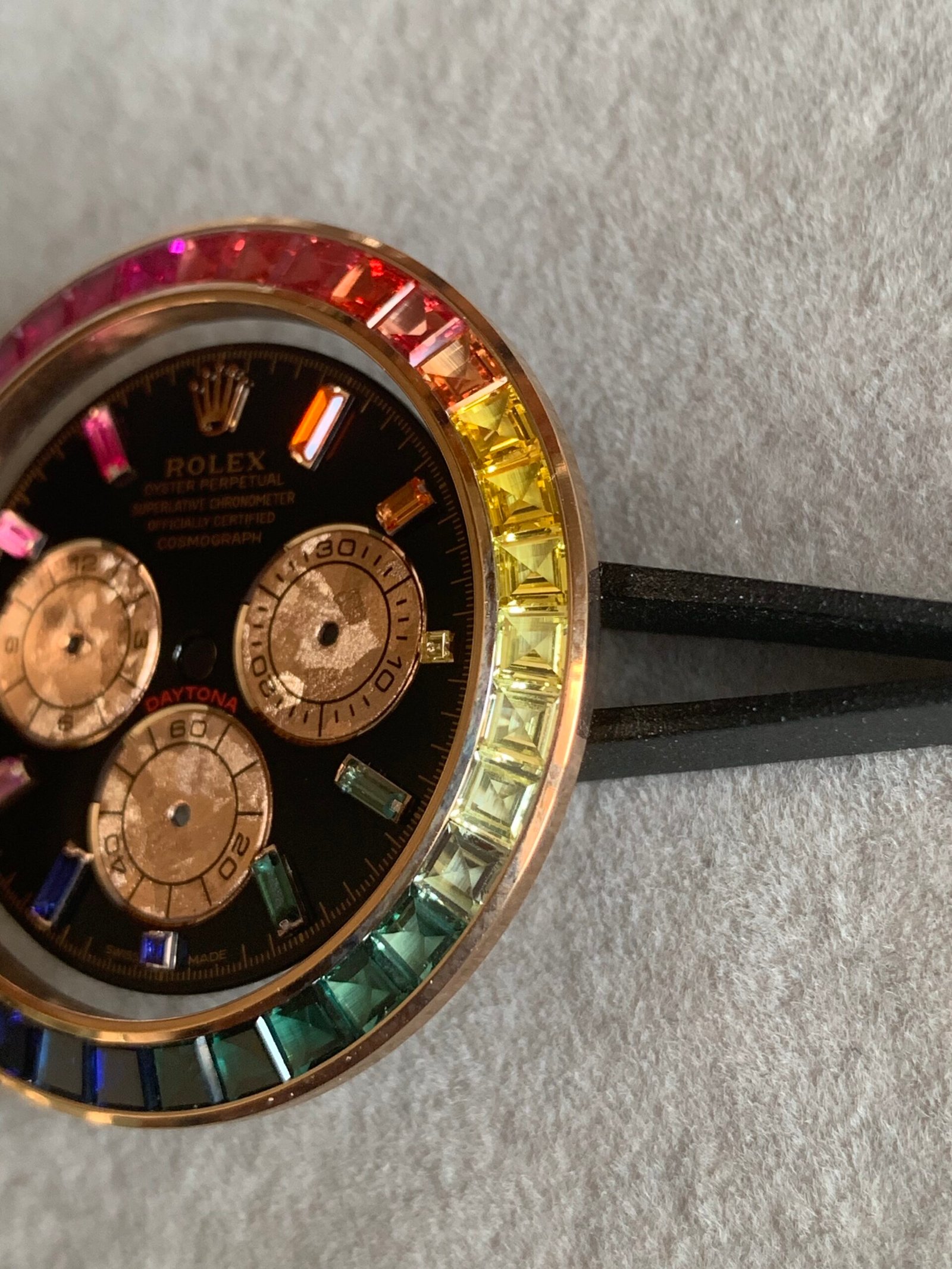 Rolex Daytona Rainbow Bezel Set - Image 5