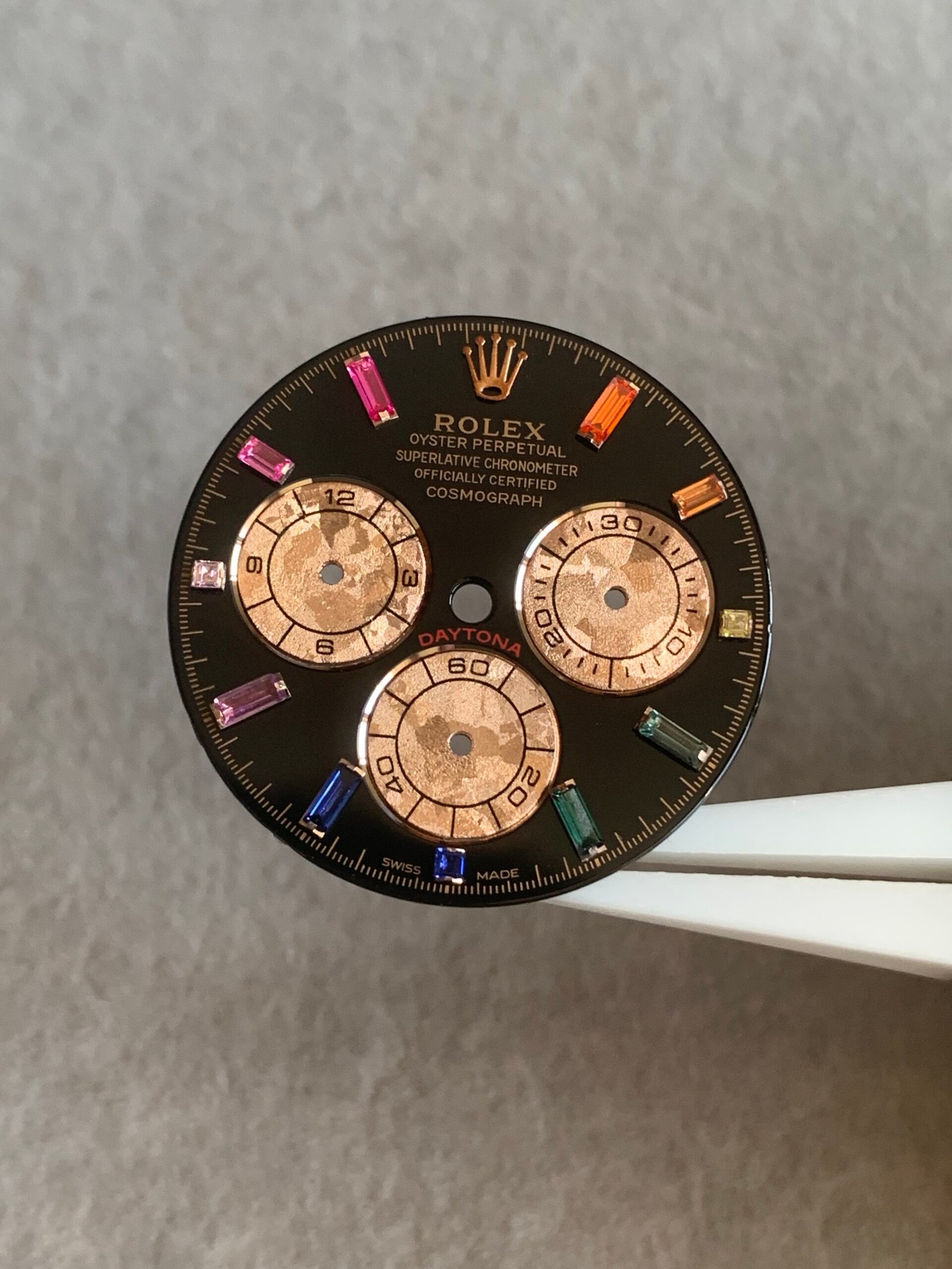 Rolex Daytona Rainbow Bezel Set - Image 11