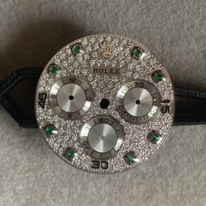 Rolex Daytona Starry Sky Dial Moissanite dial, Breguet scale, hand-inlaid, suitable for movement 4130, 4131 movement