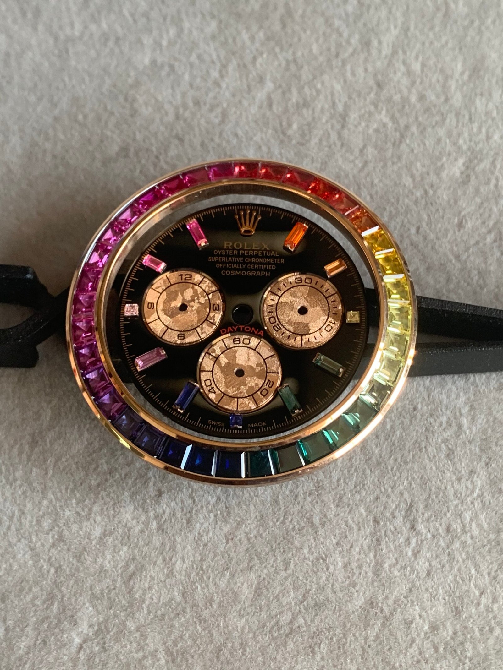 Rolex Daytona Rainbow Bezel Set - Image 3