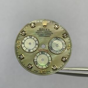 Rolex Daytona Yellow Mother-of-Pearl Dial Moissanite Moment Applicable 4130/4131 Movement