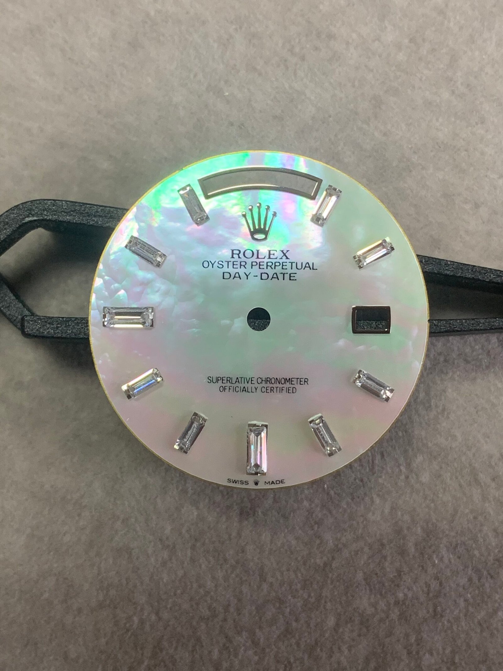 Rolex 40DD mother-of-pearl dial, suitable for 2836 movement