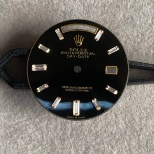 Rolex 40DD black onyx dial, black onyx special texture, suitable for 2836 movement