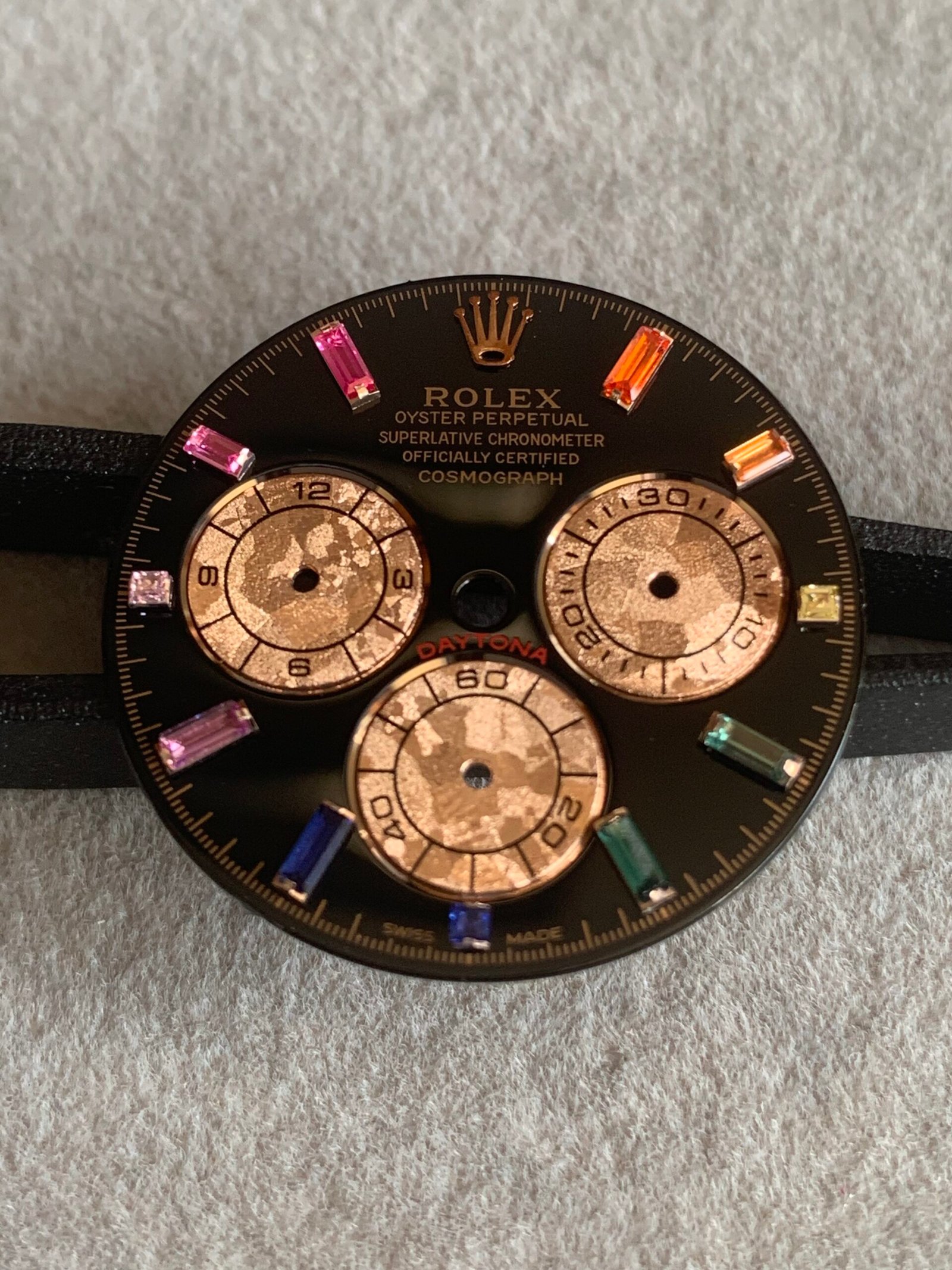 Rolex Daytona Rainbow Bezel Set - Image 9