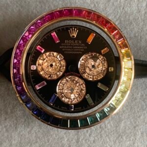 Rolex Daytona Rainbow Bezel Set