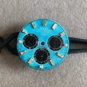 New Daytona VIP Hidden Model Turquoise Dial Moissanite Markings Movement 4130, 4131 Movement
