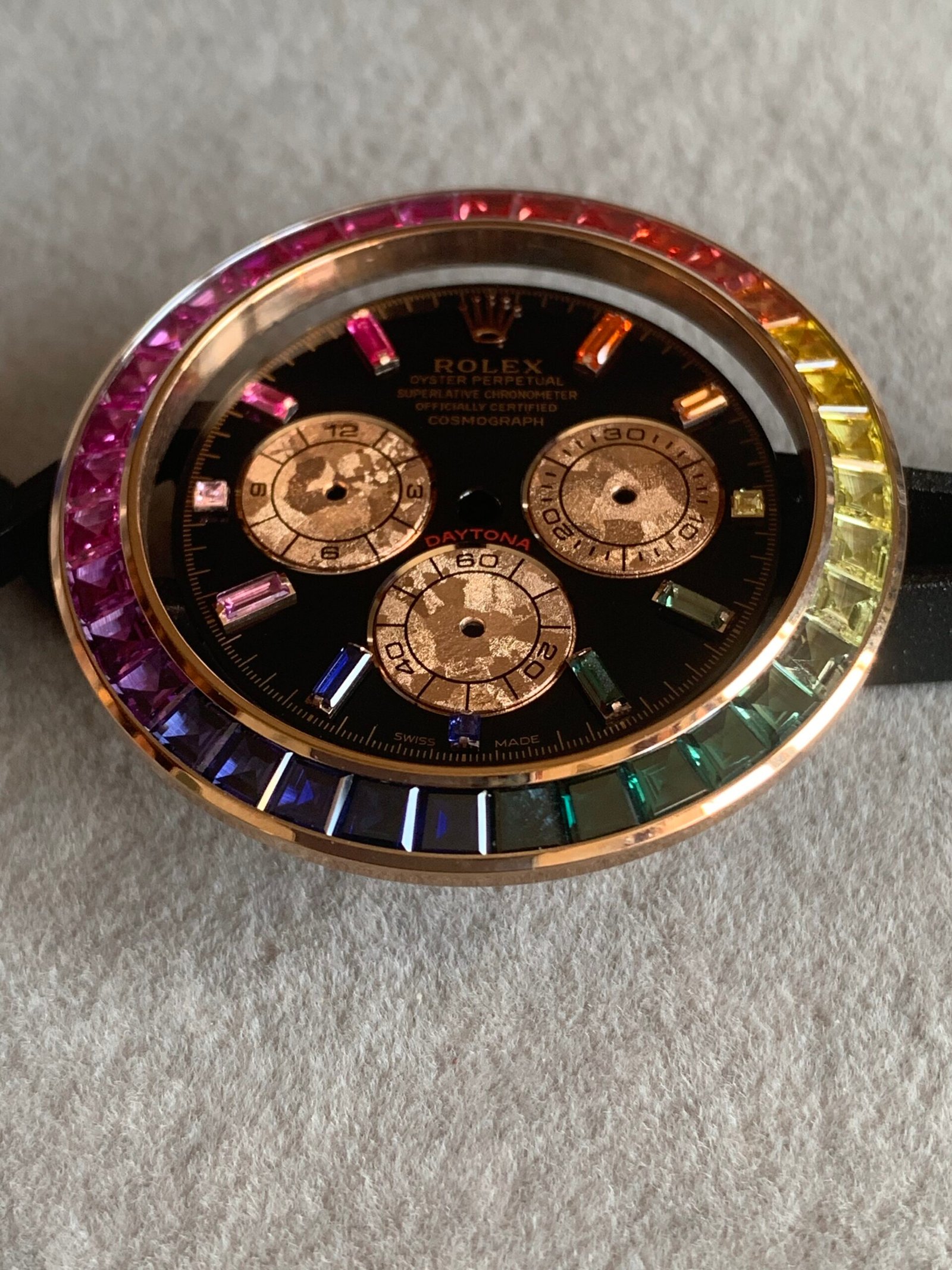 Rolex Daytona Rainbow Bezel Set - Image 4