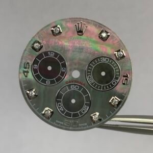 Rolex Daytona mother-of-pearl dial Tahitian black mother-of-pearl gemstones for 4130 movement
