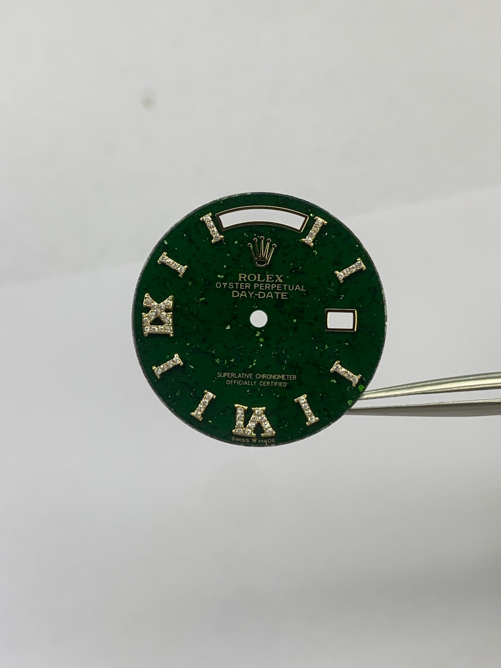 Rolex 36dd green gold dial Roman jewel scale 3055 3155 movement applicable - Image 7