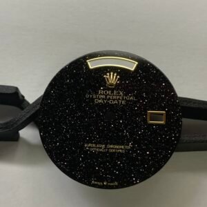 Rolex 36dd black gold dial for 3055/3155 movement
