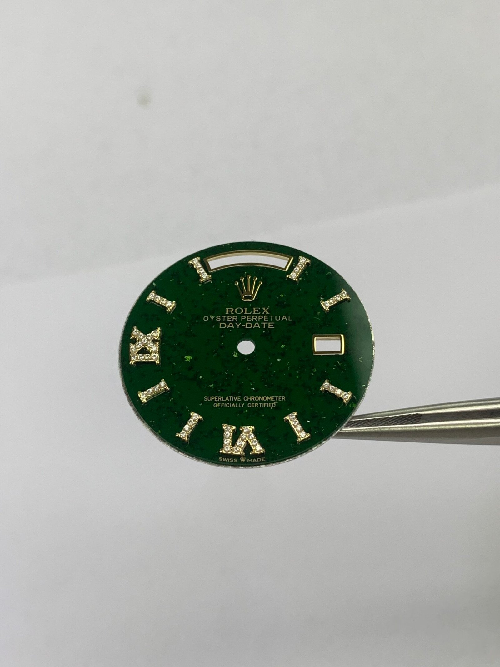 Rolex 36dd green gold dial Roman jewel scale 3055 3155 movement applicable - Image 8