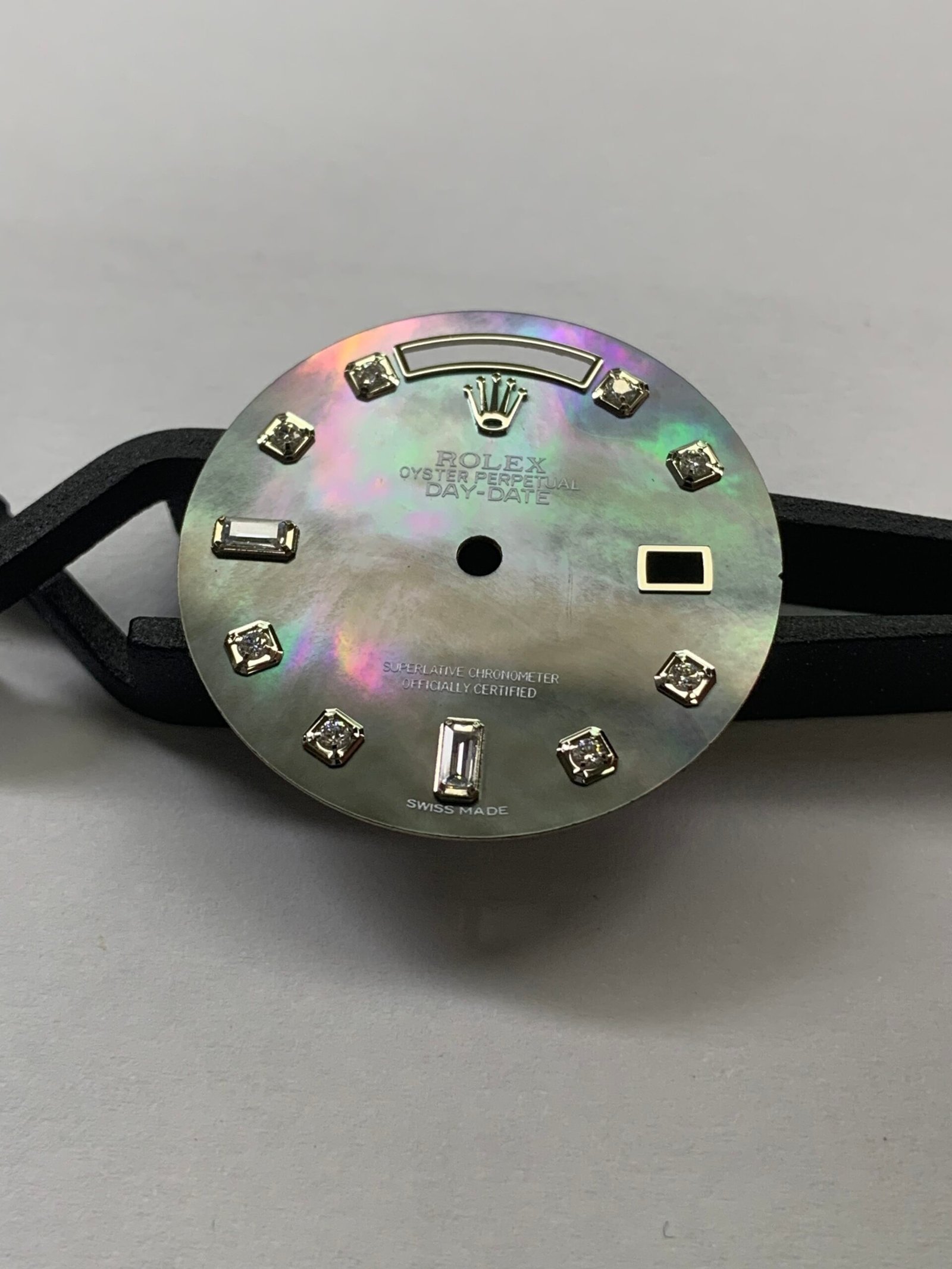 Rolex 36dd Tahitian black mother-of-pearl dial, 6, 9T square diamonds, suitable for 3055/3155 movement - Image 3