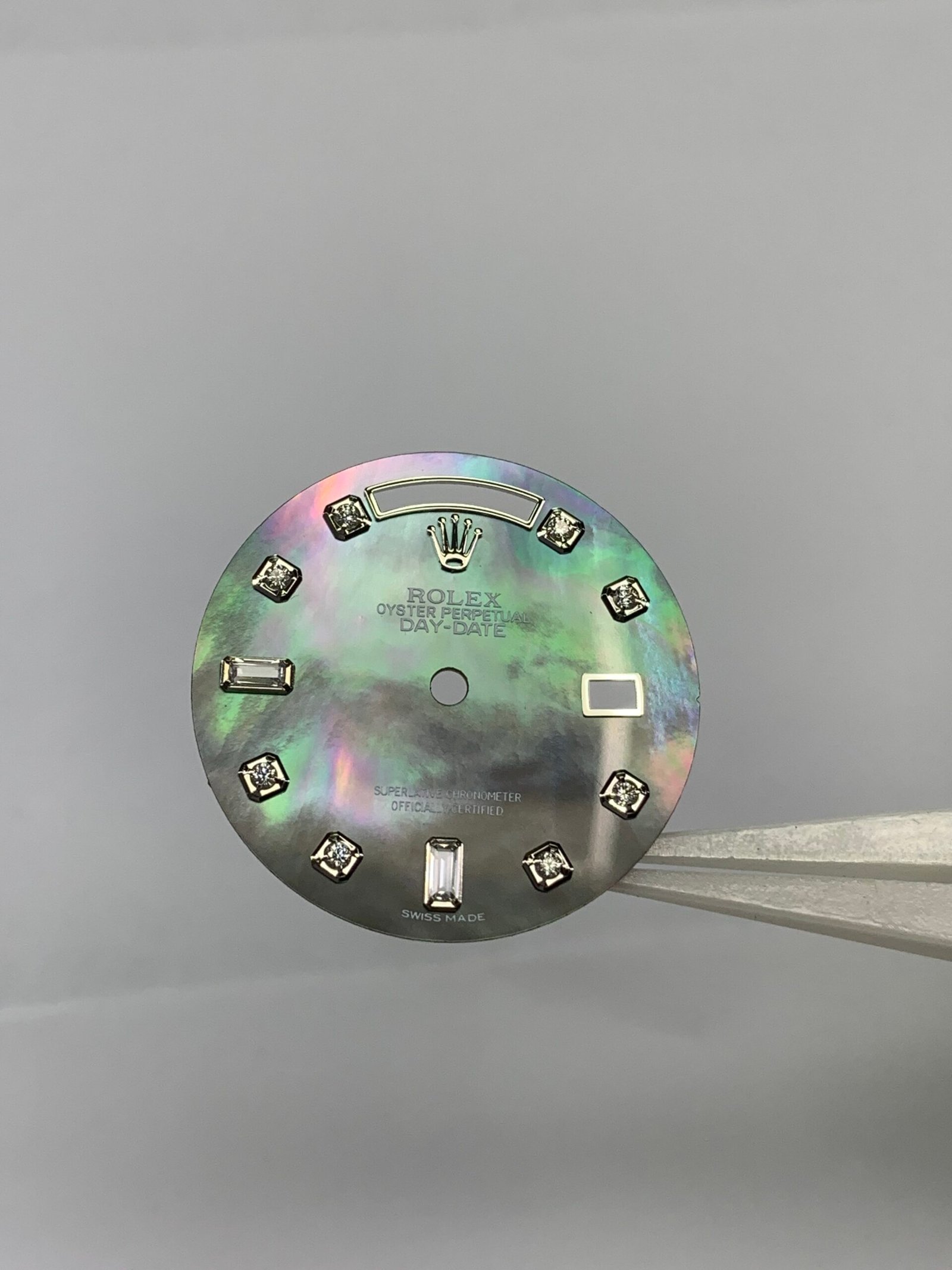 Rolex 36dd Tahitian black mother-of-pearl dial, 6, 9T square diamonds, suitable for 3055/3155 movement - Image 6