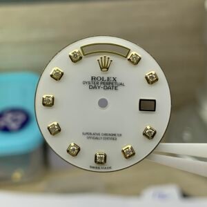 Rolex 36DD opal dial with gemstone markers for 3055/3155 movement