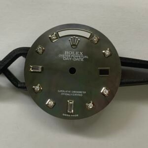 Rolex 36dd Tahitian black mother-of-pearl dial, 6, 9T square diamonds, suitable for 3055/3155 movement