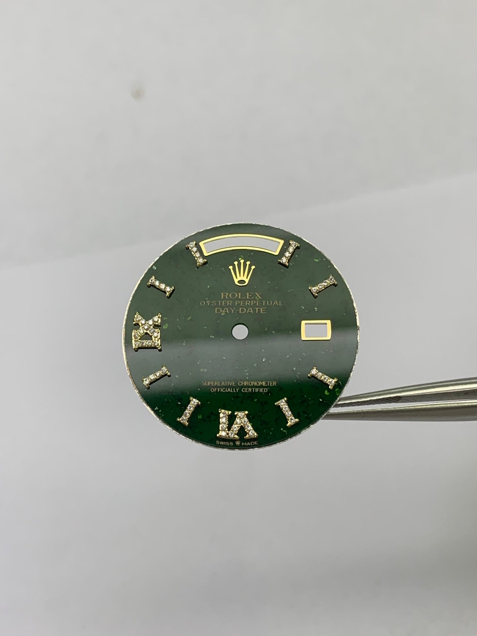 Rolex 36dd green gold dial Roman jewel scale 3055 3155 movement applicable - Image 4